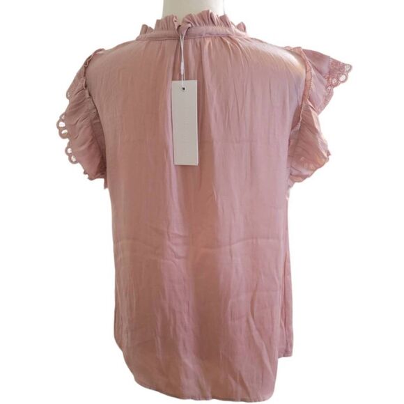 NWT Adyson Parker in pink blush size 1X blouse - Picture 4 of 6